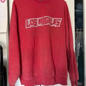 Wild Fable Red Los Angeles Sweatshirt